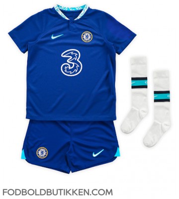 Chelsea Reece James #24 Hjemmebanetrøje Børn 2022-23 Kortærmet (+ Korte bukser)